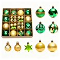 thumbnail image 2 of Qwtwty 16 Pcs Christmas Tree Ornaments Set, Shatterproof Colorful Plastic Decorative Christmas Bauble for Home Holiday Wedding Party Decor, 2 of 7