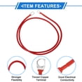 thumbnail image 4 of Unique Bargains 1 Pc Cable Inversor de Batería 10 AWG Gauge 3FT 3/8" Lug 5/16" Lug Cable de Batería Universal para Automóvil Vehículo Barco RV Solar Cobre Estañado Rojo, 4 of 7