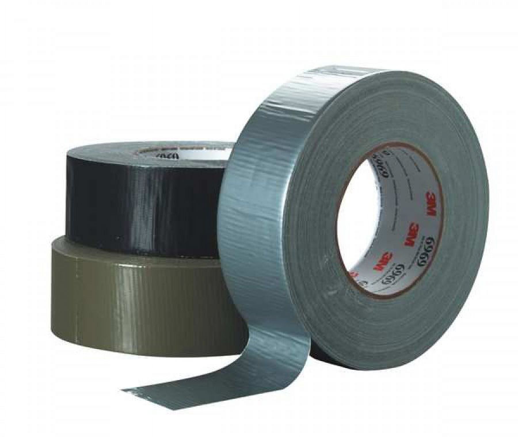 3M 1028560 Extra Heavy-Duty 6969 Duct Tape, Black - 1.88 in. x 60 Yards 