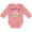 Mauve, variant on Inktastic Papa's Girl Heart Flowers Girls Long Sleeve Baby Bodysuit