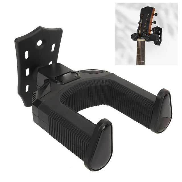 Guitar Wall Mount Hanger Self Locking Holder Display Rack Instrument Accessories For Acoustic Electric Guitars Bass