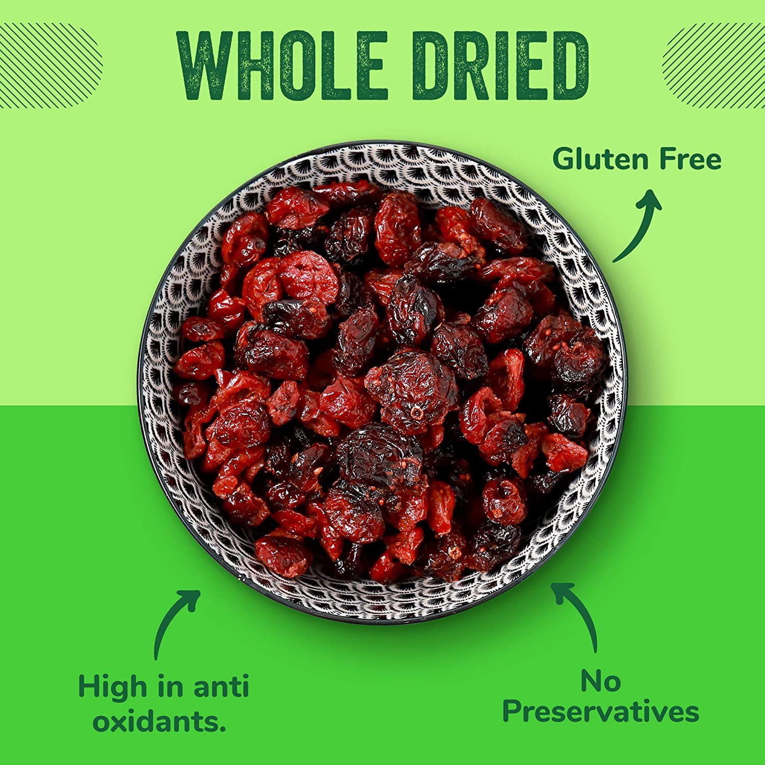 Dried Cranberries 48 oz – Premium Dried Cranberries, Dried Fruit, Kosher, High in Antioxidants, Gluten & Peanut Free