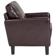 thumbnail image 5 of Washington Park Upholstered Chair in Brown Leather, 5 of 5