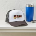 thumbnail image 3 of CafePress - Nashville Music City USA - Adjustable Unisex Printed Trucker Hat with Mesh Back, 3 of 8
