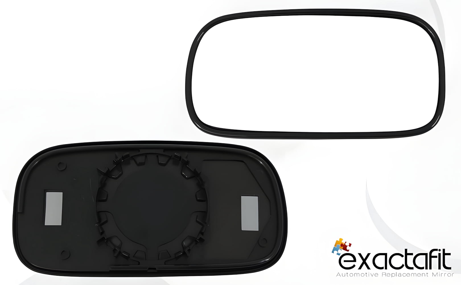 Rugged TUFF Driver Side Mirror Glass Replacement for 2006-2009 Buick Lucerne Sedan 4-Door (Non-Heated)