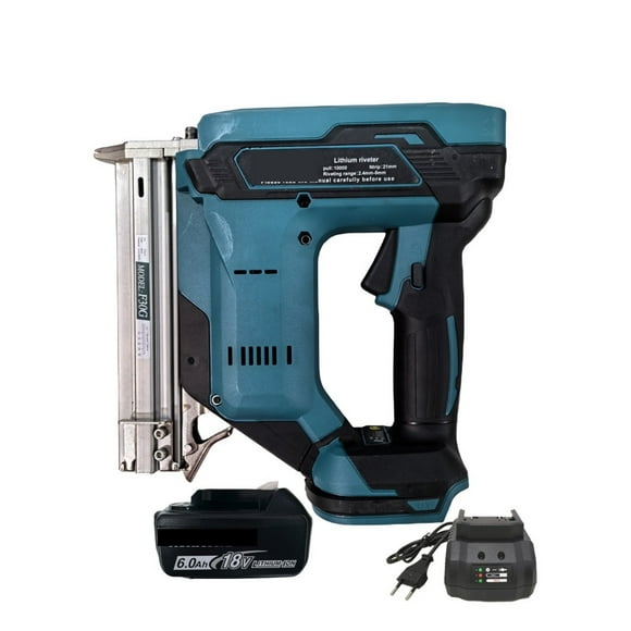 Cordless Rechargeable Nail 18v Lithium Battery Wood Working Decoration Electric Nailer Lithium Electric Nail Gun