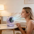 thumbnail image 5 of 100 Speed Smart Circulating Desk Fan 1800mAh USB Rechargeable Portable Mini Fan with Digital Display Quiet for Home Office by PALIFEUR, 5 of 10