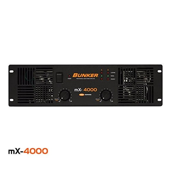 Bunker Amplificador de Audio MX-4000, 4000W