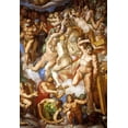 thumbnail image 2 of Michelangelo 14x18 White Modern Wood Framed Museum Art Print Titled - Detail From The Last Judgement 22, 2 of 4