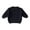 Black, variant on KAUOD Toddler Knit Pullover Sweater Ribbed Crochet Stretchy Crew Neck Sweatshirt Clothes Baby Boys Plain Warm Sweater