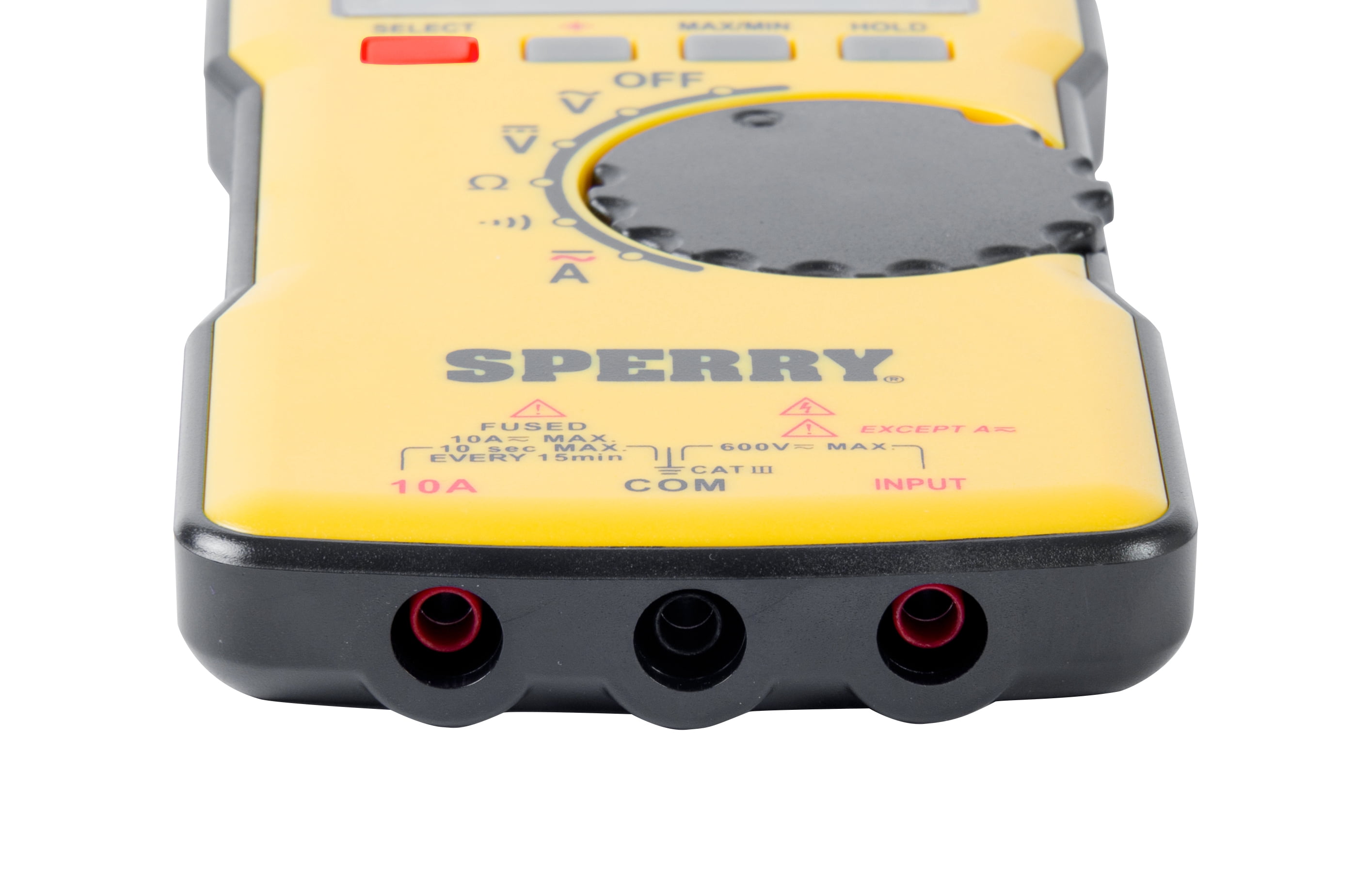 Digital Autoranging Thin Multimeter, 600 V AC/DC, 10A Current, Continuity, Resistance