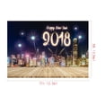 thumbnail image 3 of ABPHOTO Polyester Happy New Year Theme Backdrop for Photography Fireworks Photographic Background City Night View Foto for Fond Studio Photoshoot 7x5ft, 3 of 4
