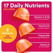 SmartyPants Womens Multivitamin Gummies with D3, C & B12 - 60ct