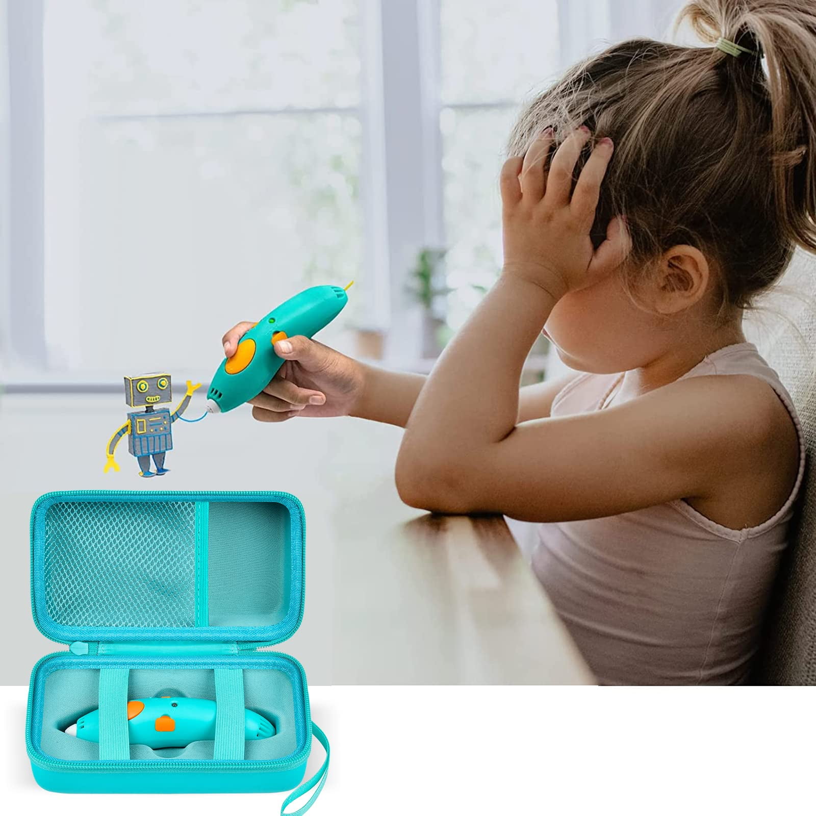 GWCASE Case Compatible with 3Doodler Start+ Essentials for 3D Pen Set for  Kids, for 3D Pens Storage Organizer Carrying Holder Fit for 3D Printing  Pen