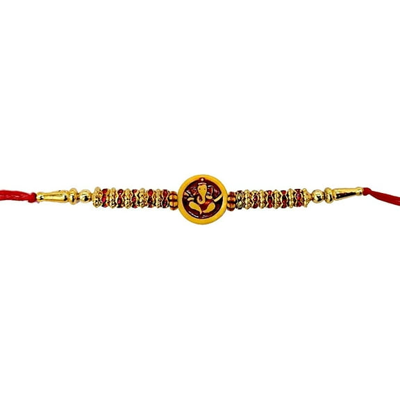 Siddhivinayak Ganesha Rakhi for Brothers, Rakhi Bracelet for Brother, Assorted Handmade Rakhi, Fancy Rakhi, Rakhi Thread
