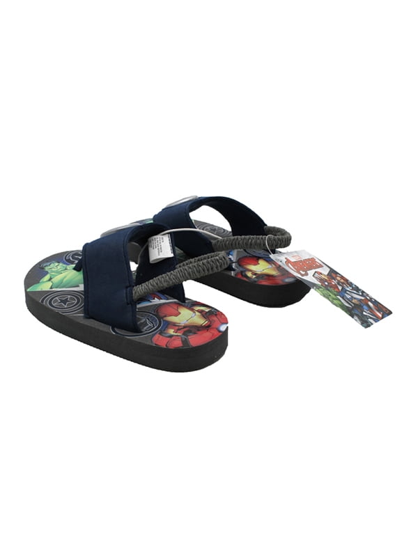 Avenger Flip Flop Lighted Sandals with Strap Toddler//Little Kid