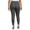thumbnail image 4 of HANES Just My Size Women's Plus Size Pull On Stretch Denim Jegging, Sizes 1X-4X, 4 of 6