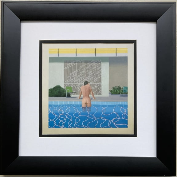 David Hockney "Peter Getting Out of Nick's Pool" Pop Art California Book Folio Generic