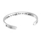 thumbnail image 2 of Fiudx Pulsera de Titanio, Diseño Inspiración de Pareja, Joyería de Acero Galvanizado, Uso Diario En Fiestas y Aniversarios, Idea de Regalo Unisex, Talla Ajustable., 2 of 7