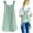 Mint Green, variant on ZZERHUOO Adjustable Bib Apron With Long Coverage For Maximum Kitchen And Comfortable All Day Wear Disposable Smocks for Men Workshop Aprons for Big Men Dog Grooming Smock Men Striped Apron Cooking