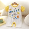 thumbnail image 2 of XZNPDUCQ Infant Boys Girls Summer Bodysuits 3-6 Months Summer Clothes For Newborn Short Sleeved Romper Baby Bodysuit Childrens Clothing, 2 of 7