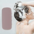 thumbnail image 2 of Unique Bargains 1 Pc Hair Brush Soap-shaped Scalp Scrubber Purple, 2 of 6