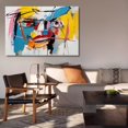 thumbnail image 6 of Abstract Art Modern Decorative Painting Close-up Of Face Framed Canvas Poster Bedroom Decor Sports Landscape Office Room Decor Gift,Frame-style,24x36inch(60x90cm), 6 of 8