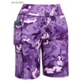thumbnail image 3 of BadPiggies Camouflage Yoga Bike Shorts High Waist with Pockets Tummy Control Cycling Hot Shorts Pants for Women (2XL, Purple), 3 of 7