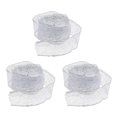 thumbnail image 1 of Miangastore 3pcs 2m Beautiful Christmas Ribbons Gift Packaging Ties Decor Craft Accessory (Silver), 1 of 8