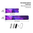 thumbnail image 3 of WIRESTER PU leather Leather Band Replacement Strap for 38/40mm Apple Watch Band - Tone Galaxy Space, 3 of 7