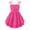 Hot Pink, variant on Girls Summer Blue Dresses Spaghetti Strap Flowy Tiered Ruched Smocked Back Casual Beach Midi Easter Sundress,6-14Y