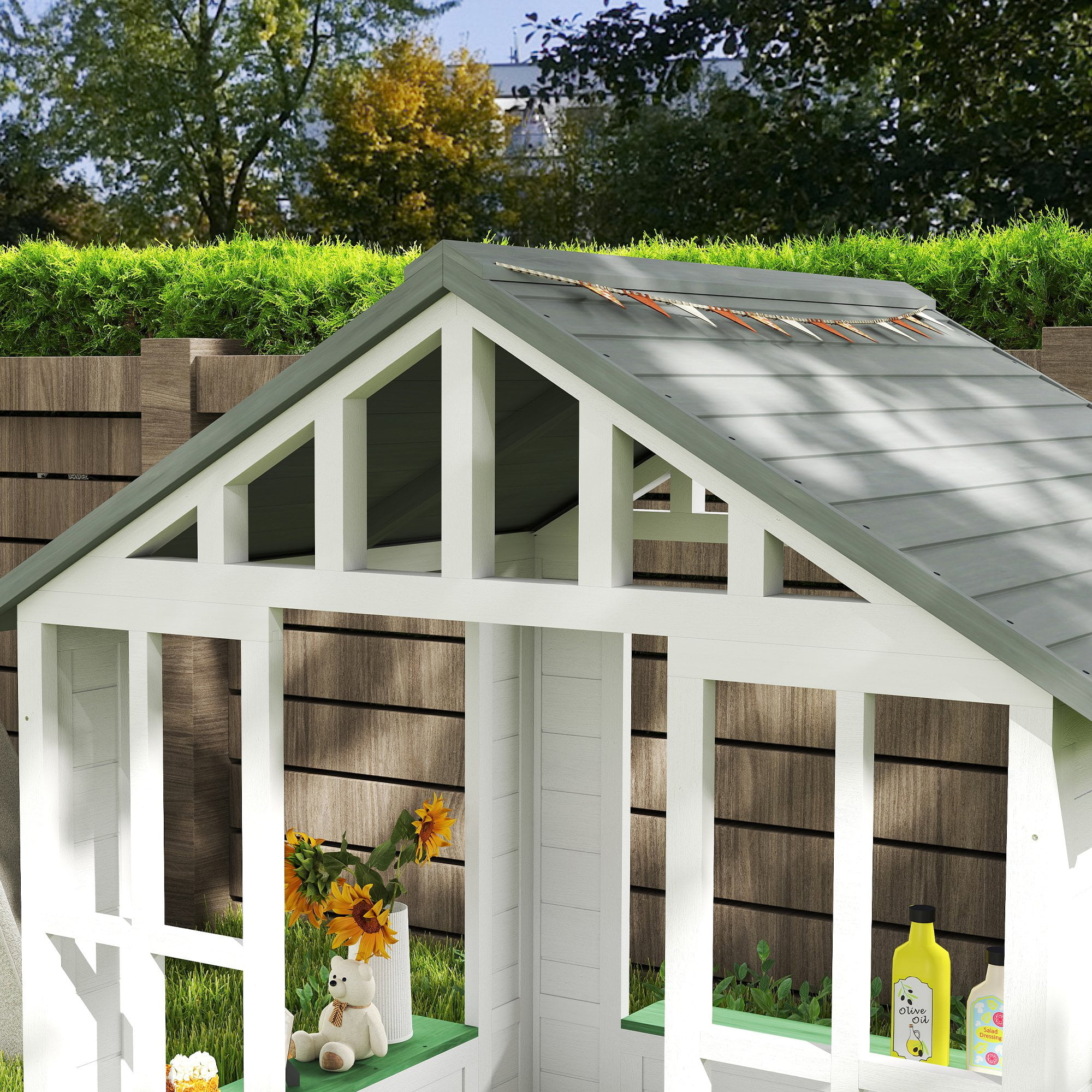 Bixbee Inflatable Pink Princess Castle - 5ft Tall Toddler Playhouse With Built-in Motor