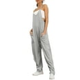 thumbnail image 3 of Chama Casual Jumpsuits for Women Loose Baggy Sleeveless Overalls Rompers, 3 of 11