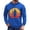 Blue, variant on Valora Men Sweatshirt Men's Hoodies Sweatshirts Fashion Casual Motorcycle Print Hooded Pullover Long Sleeve Drawstring Sweater Top Pink M