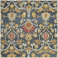 thumbnail image 3 of SAFAVIEH Blossom Lennon Floral Wool Area Rug, Navy/Multi, 3' x 3' Round, 3 of 5