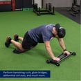 Titan Fitness Glute Hamstring Ab Glider, Leg and Ab Roller for Home Gym