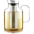 thumbnail image 1 of Teabloom 100% Plastic-Free Extra-Large Multi-Brew Borosilicate Glass Teapot + Kettle + Pitcher – Steep and Serve Hot Tea, Iced Tea, Cold Brew Tea and Fruit Infused Water – Legacy Tea Maker, 1 of 5