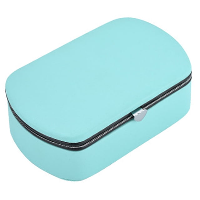 Joyero pequeño, joyero de viaje, joyero portátil para mujer, resistente, duradero, organizador de joyas de viaje para collares, anillos, pendientes