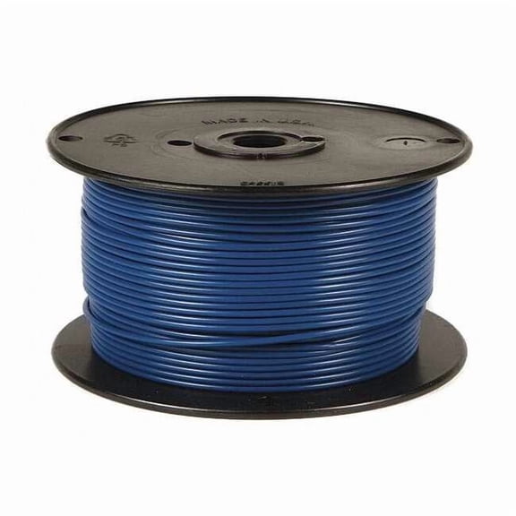 Grote Primary Wire, GPT, 14 AWG, 1C C, Blue, PVC, Stranded, 60V, 100 ft. 87-7010