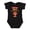 AB-Black, variant on Dachshund Mom Puppy Boys or Girls Baby Bodysuit