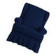 thumbnail image 4 of Sillón orejero de seersucker para dormitorio, sofá con respaldo orejero Azul, 4 of 7