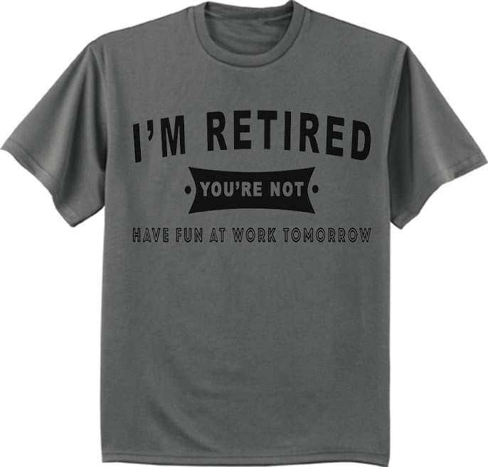 Funny Retirement Gift Football Jersey T-Shirt Retired Since 2019 Tstars