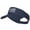 Navy, variant on Thin Blue Line USA Flag Embroidered Washed Visor - Khaki OSFM