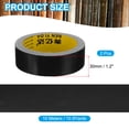 thumbnail image 2 of Uxcell 1.2"x0.01" Bookbinding Tape 2 Roll 11 Yard Cloth Bookbinding Repair Tape Book Binding Tape Self Adhesive Black, 2 of 5