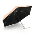 thumbnail image 4 of Paraguas ultraligero, mini, plegable, resistente al viento, con protección UV, portátil, de doble uso, color rosa, 4 of 15
