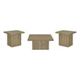 thumbnail image 1 of Coaster Devar 3-piece Square Engineered Wood Cocktail Coffee Table Set in Latte, 1 of 15