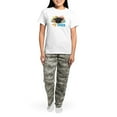thumbnail image 4 of CafePress - 2025 Graduation Women's Light Pajamas - Women's Short Sleeve Print T-Shirt and Pants Light Cotton Pajama Set, 4 of 7