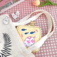 thumbnail image 5 of 4pcs Menstrual Pad Bag, Zipper Sanitary Napkin Bag, Menstrual Cup Pouch, Cotton Sanitary Napkin Bag For Women (random Color) Kitten, Bear, Dinosaur, R, 5 of 5