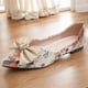 thumbnail image 1 of Zapatos planos con nudo de lazo para mujer, cómodos, antideslizantes, para boda, fiesta, baile, 1 of 9