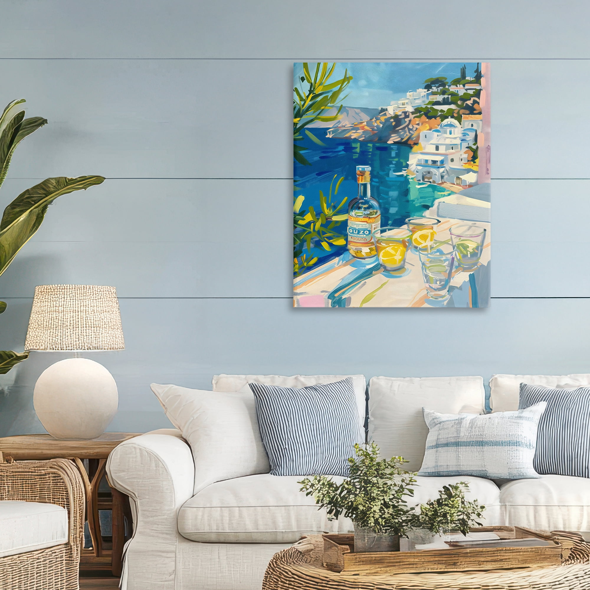 Stupell Industries Drink By The Sea Balcony Canvas Wall Art, design by The Prints Vibe